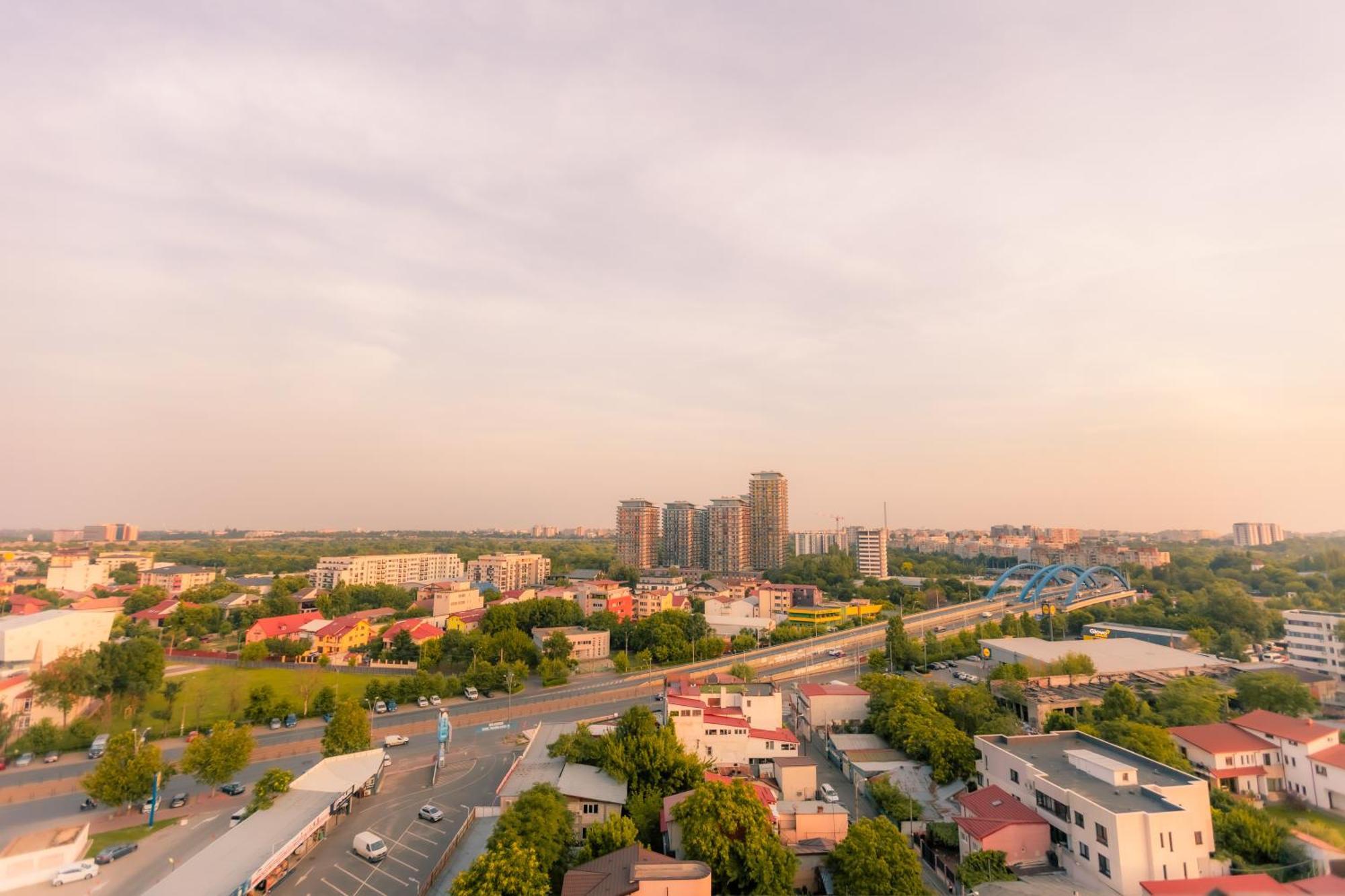 Sunset Apartment - Central Apt With Rooftop Garden 부쿠레슈티 외부 사진